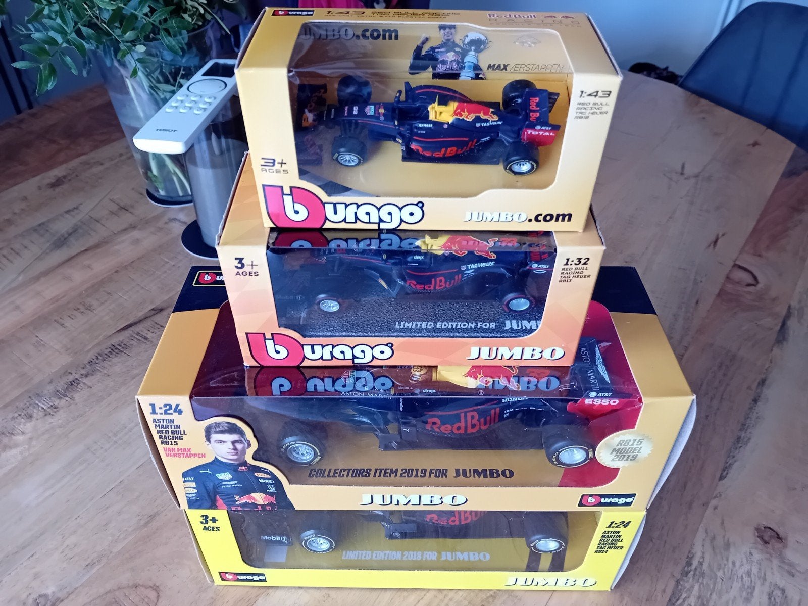 max Verstappen set jumbo auto's, Ophalen of Verzenden, Zo goed als nieuw, Formule 1