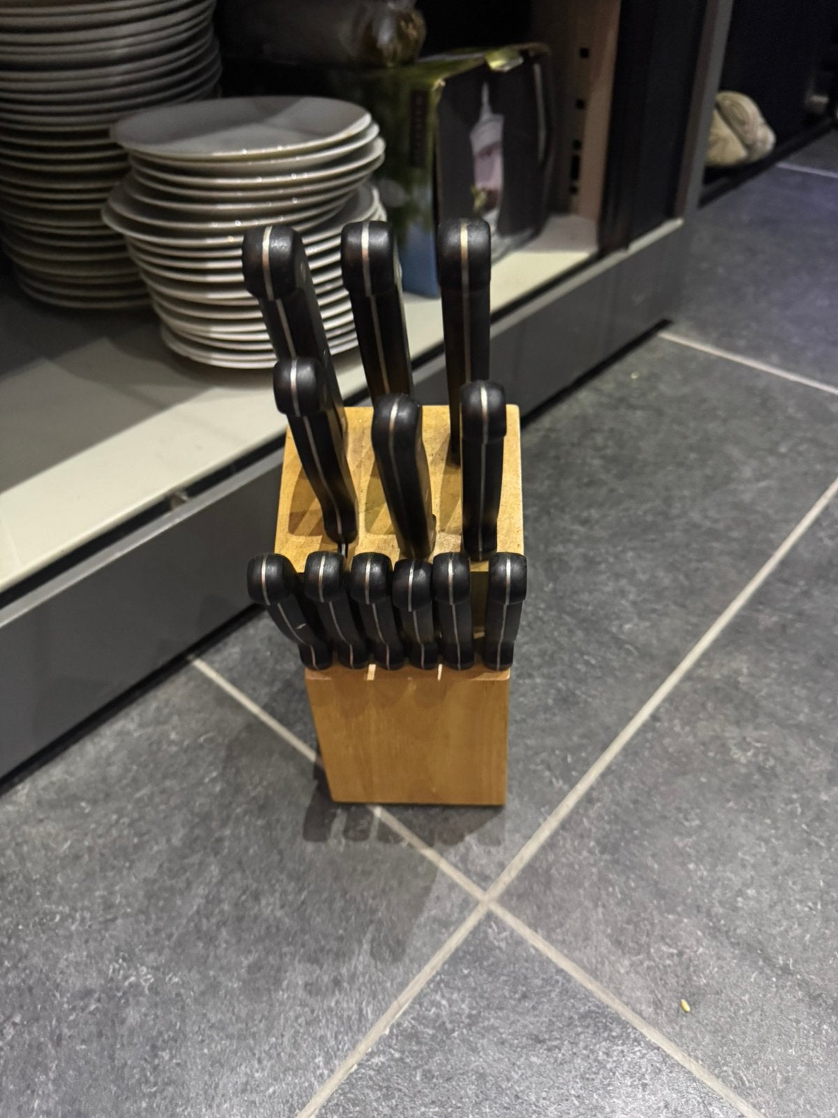 BK messen, Ophalen of Verzenden, Zo goed als nieuw, Rvs of Chroom