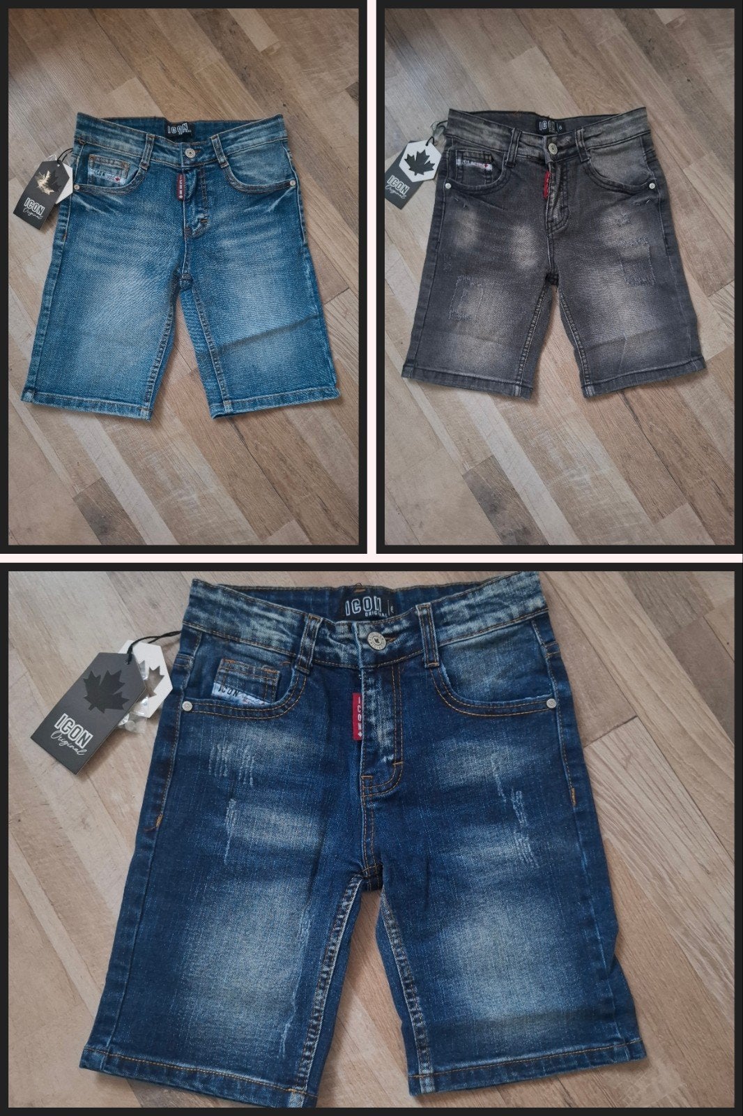 SUPER PARTIJ KORTE JEANS BOYS ICON NIEUW!, Ophalen of Verzenden, Nieuw, Icon, Jongen