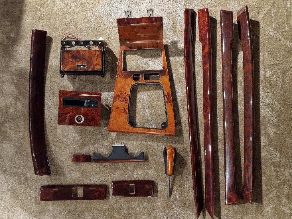 E38 Vavona houten set i versie achter rear climate 740d, Ophalen of Verzenden