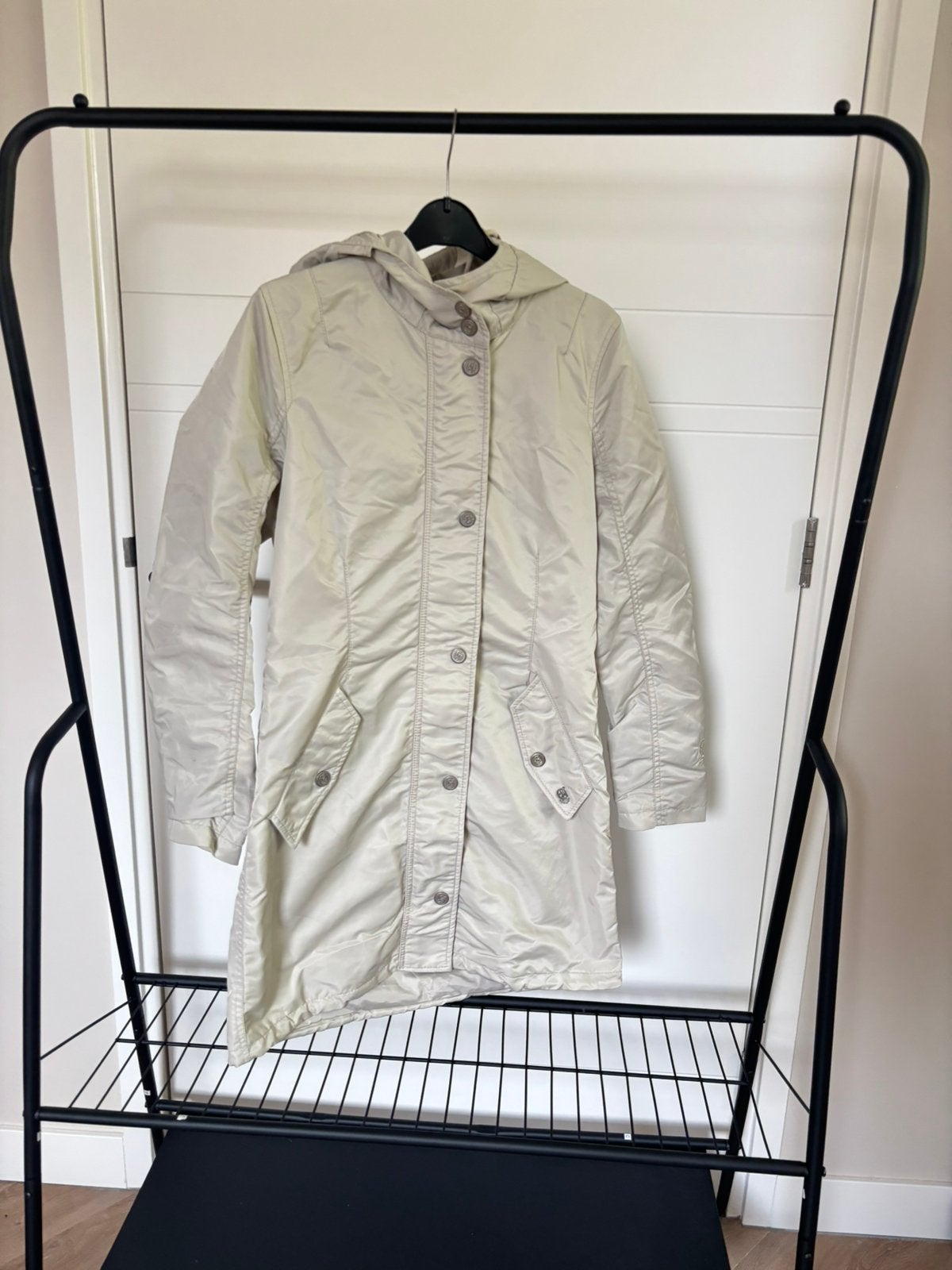 NIEUW Giacomo regenjas beige maat S, Caravans en Kamperen, Regenkleding, Ophalen of Verzenden, Nieuw, Regenjas, Dames