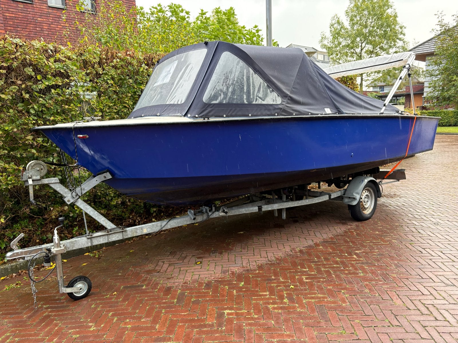 Console boot/ sloep met Hidea 20 pk + trailer, Gebruikt, Buitenboordmotor, Biminitop, 5 m