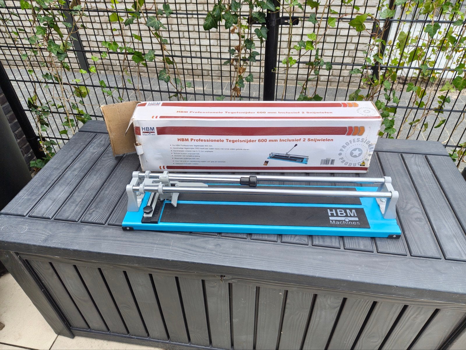 HBM Professionele Tegelsnijder 600 mm, Doe-het-zelf en Verbouw, Overige typen, Nieuw, Ophalen of Verzenden, Minder dan 5 m²