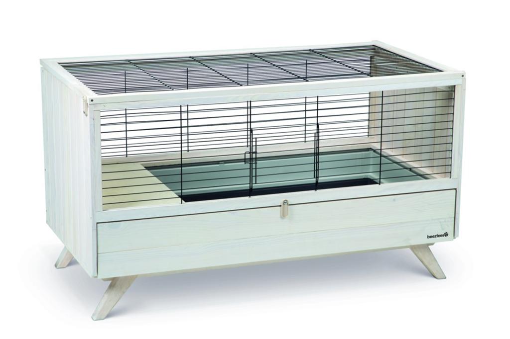 Konijnenhok Beezteez Alby 120, Dieren en Toebehoren, Knaagdieren en Konijnen | Hokken en Kooien, Ophalen, 90 cm of meer, Konijn