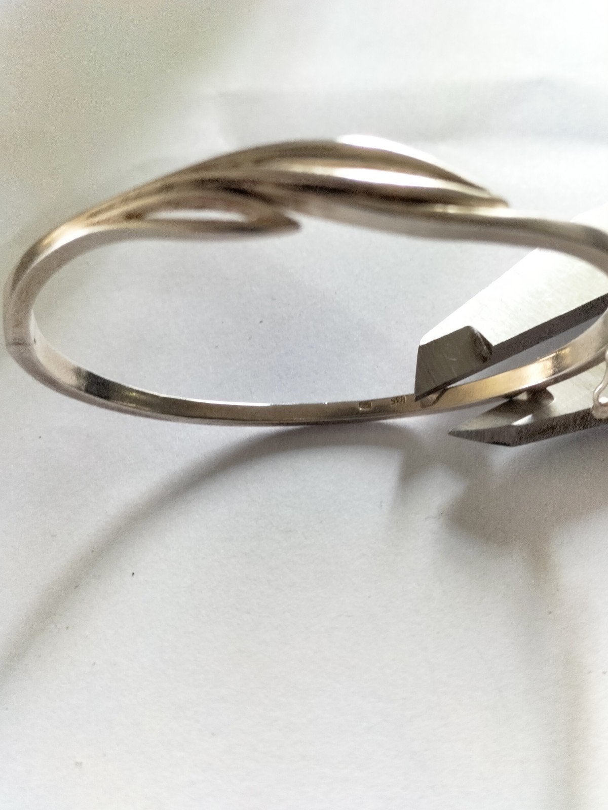 Prachtige antieke zilveren armband - 835 zilver, Verzenden, Zilver, Armband