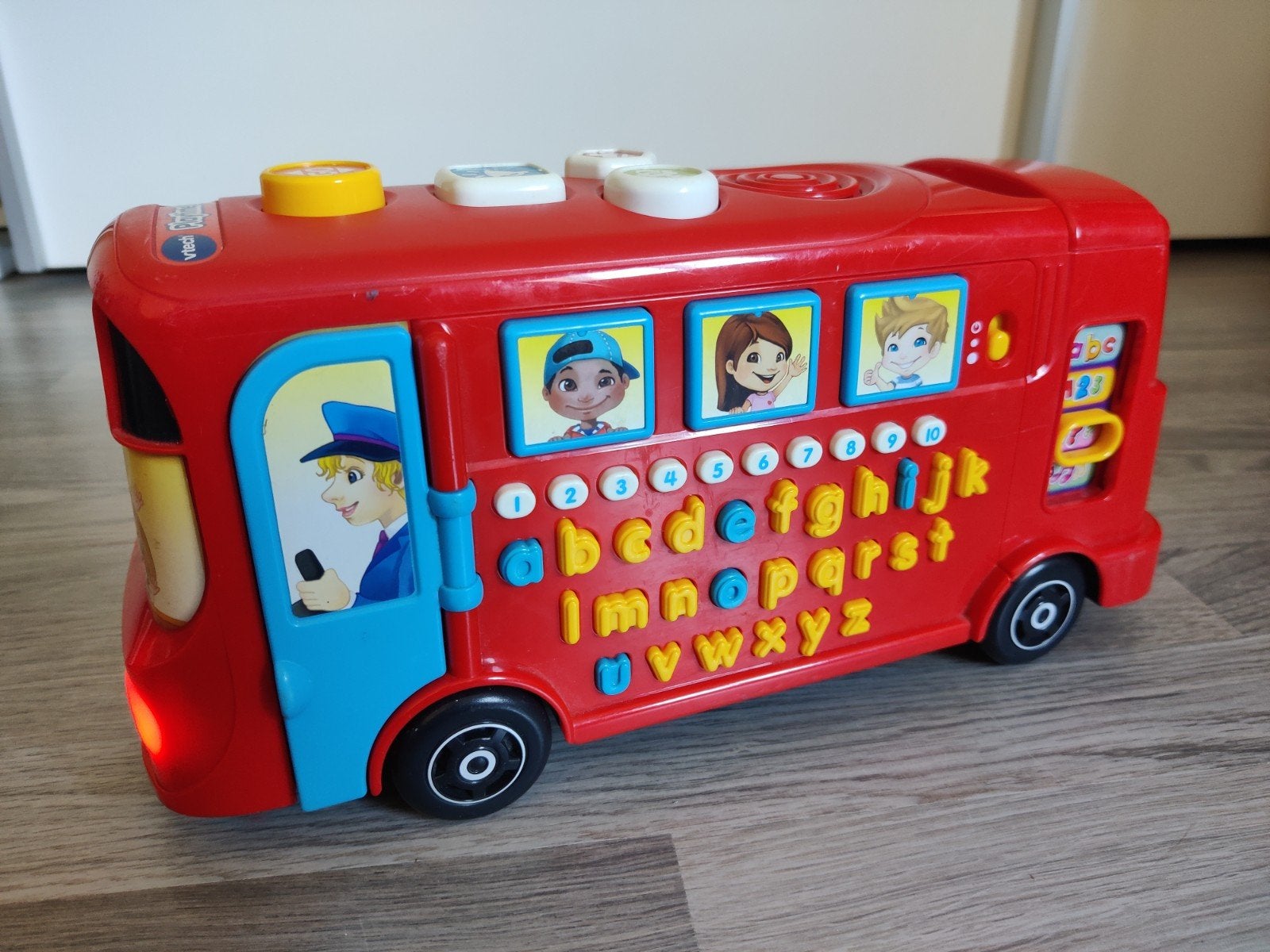 VTech Zoef Zoef Dieren Bus Engelstalig met licht en geluid, Ophalen, Gebruikt, Taal en Lezen, Met licht