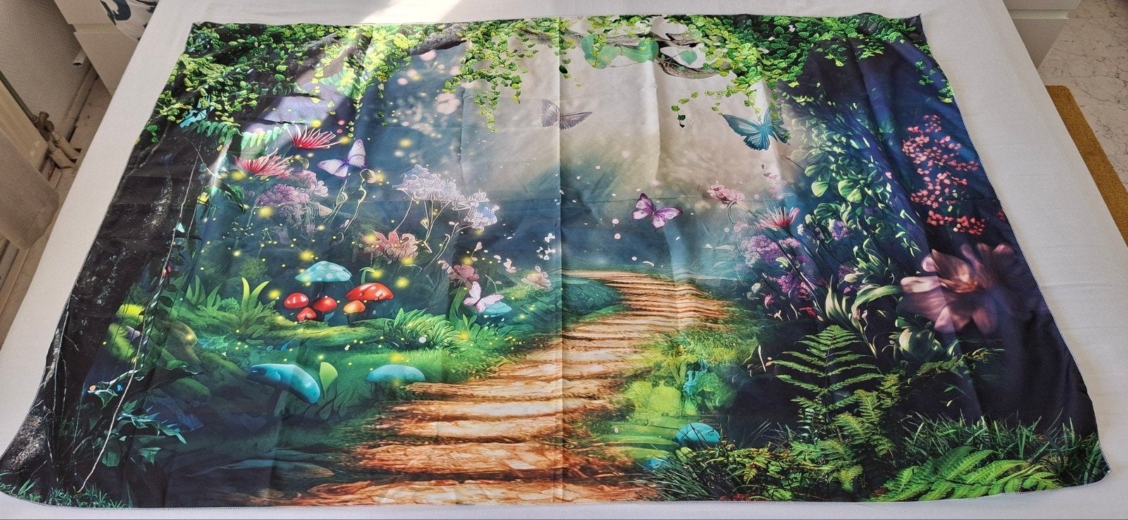 Thema doek sprookjes bos, Ophalen, Zo goed als nieuw, Wanddecoratie