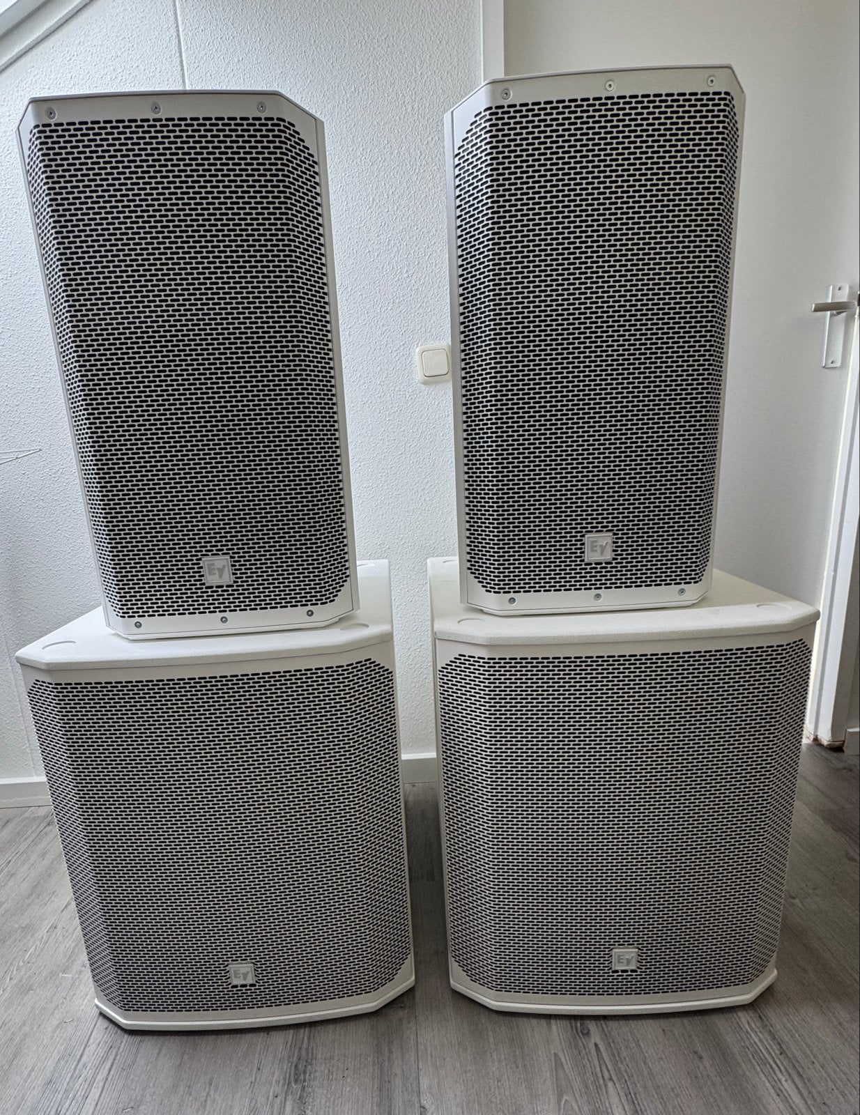 EV ELX200-18SP & ELX200-12 Passieve Speakerset met Hoezen, Ophalen, Nieuw, Minder dan 500 watt