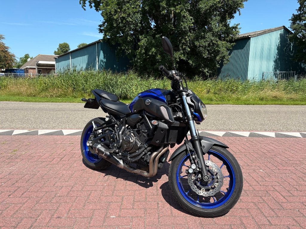 Yamaha MT-07 35kW A2 – Yamaha Blue – MIVV uitlaat, 2 cilinders, Gebruikt, Particulier, Minimaal motorrijbewijs A2