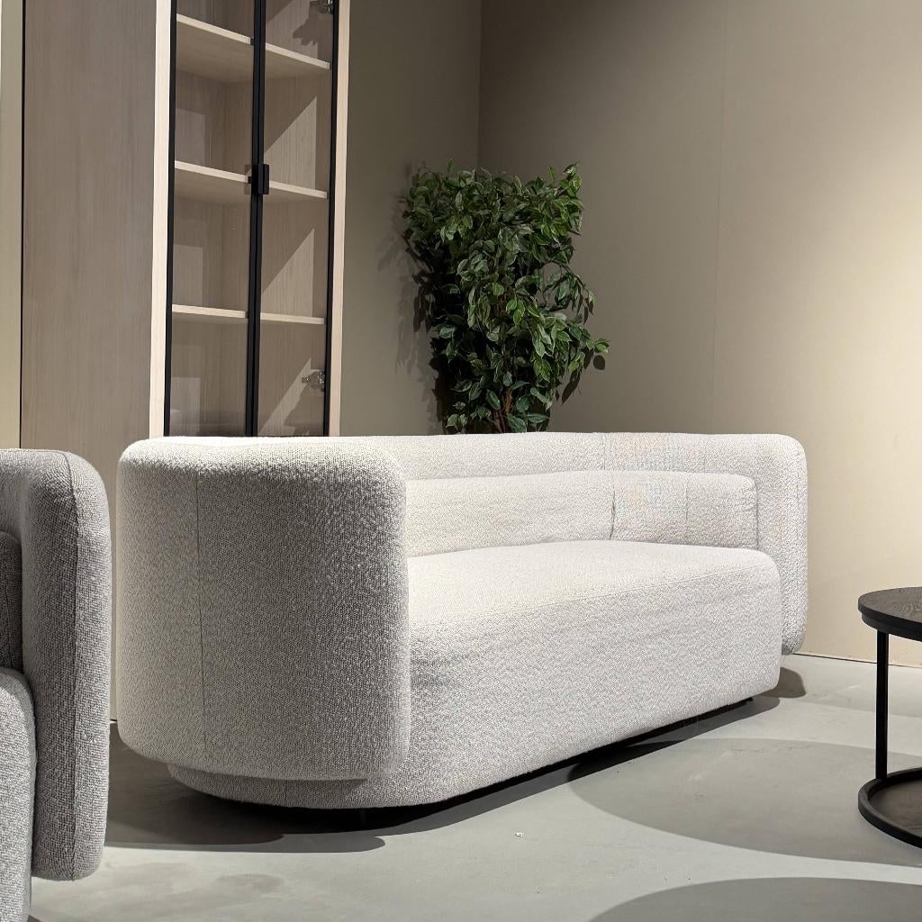 Japandi bank**showroom modellen** beige 4 zits, Ophalen, Zo goed als nieuw, Vierpersoons of meer, Japandi