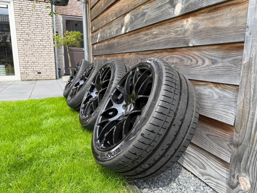 VMR V710 bmw Velgen 19 inch Gloss Black voor BMW 3 Serie, Gebruikt, Banden en Velgen, Personenwagen, Zomerbanden