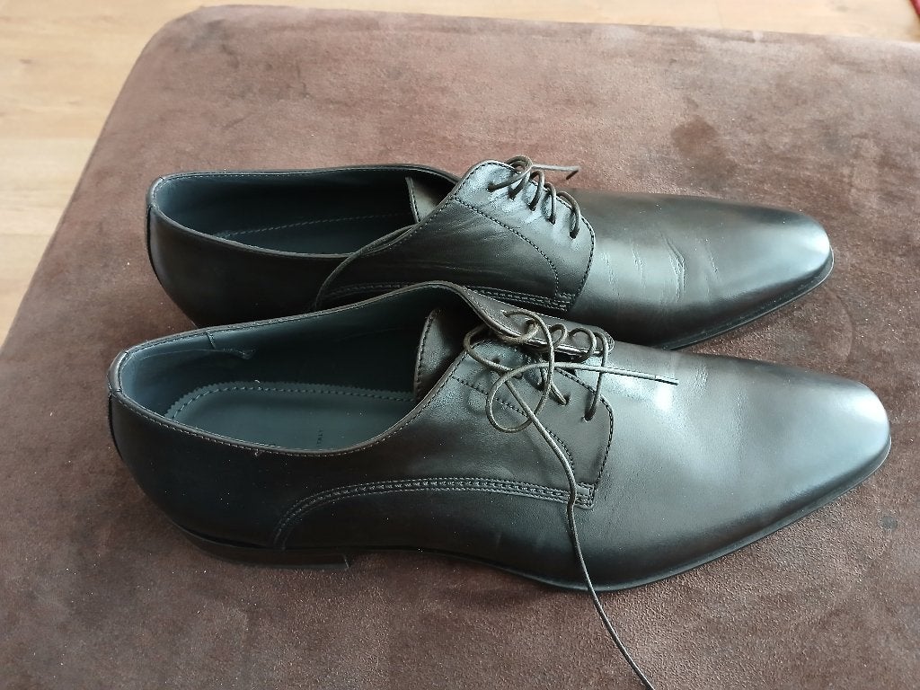 Hugo Boss Nette zwarte veterschoenen,maat 44 ,nieuw, Zwart, Nieuw, Ophalen of Verzenden, Hugo Boss