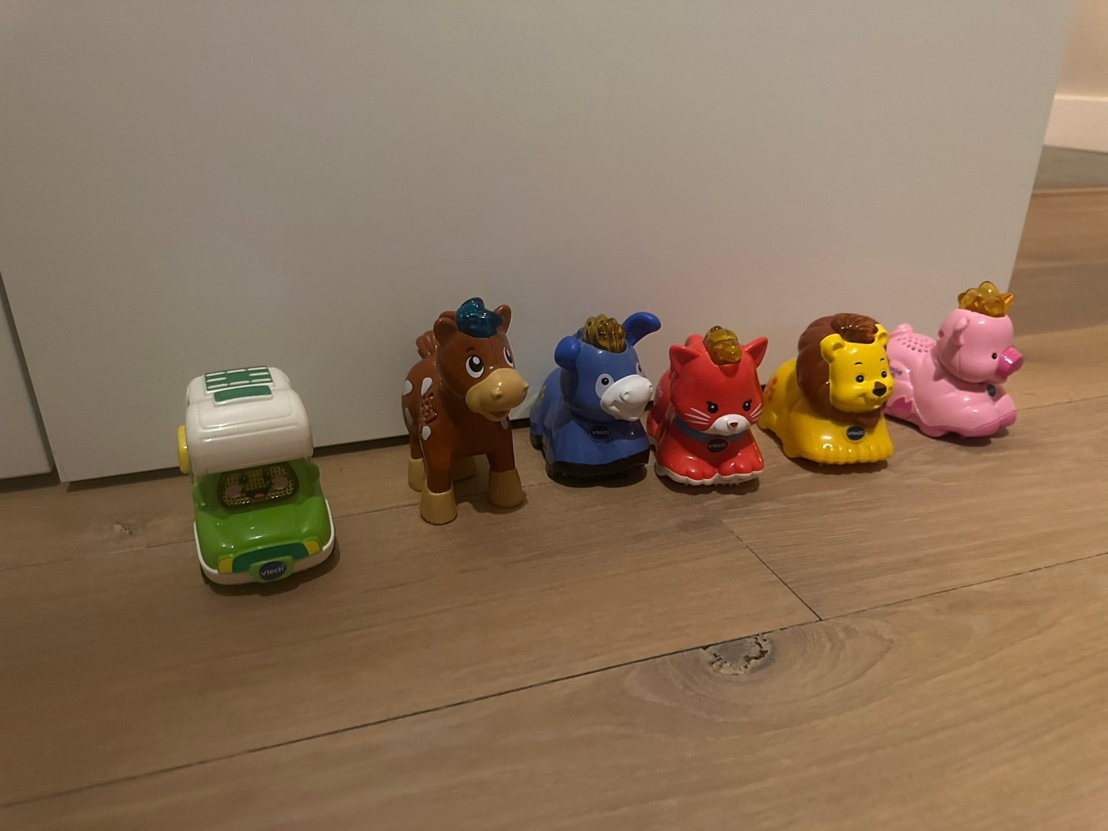 6x VTech Toet Toet Dieren en Voertuigjes in nette staat, Kinderen en Baby's, Ophalen of Verzenden, Zo goed als nieuw, 6 maanden tot 2 jaar