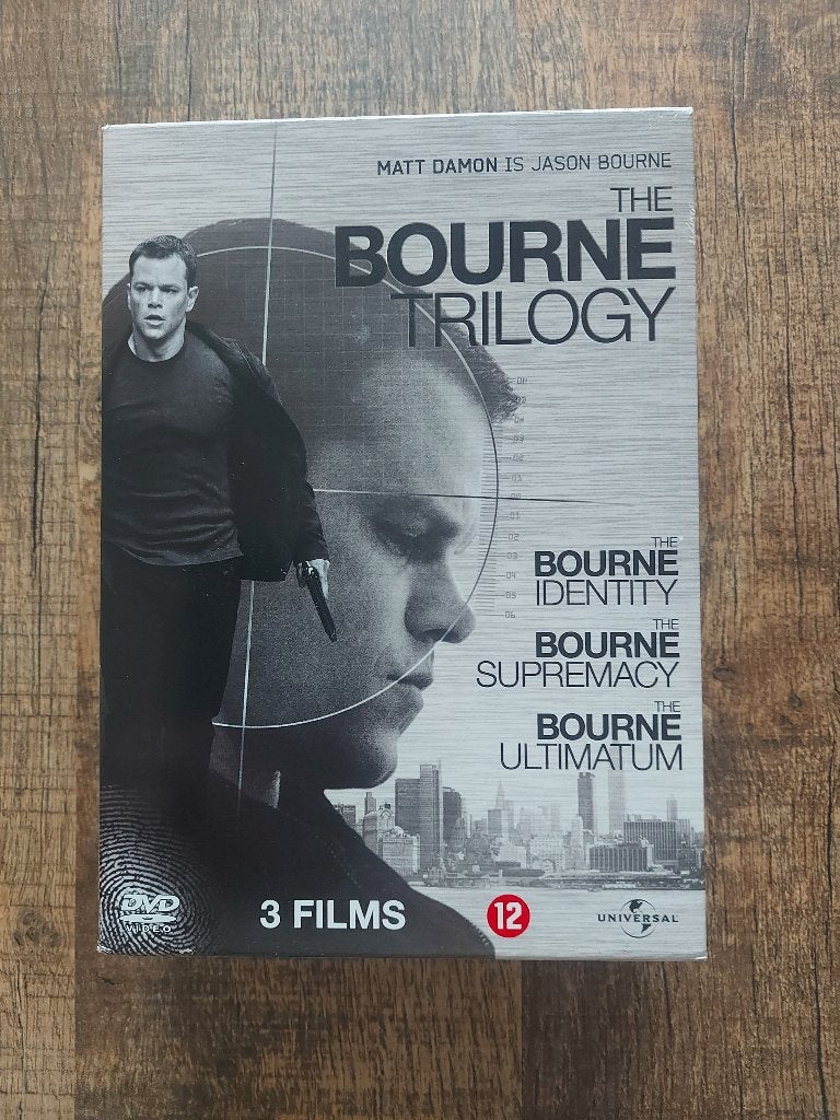 DVDbox The Bourne Trilogie - 3 dvds, Vanaf 12 jaar, Ophalen of Verzenden, Gebruikt, Actiethriller