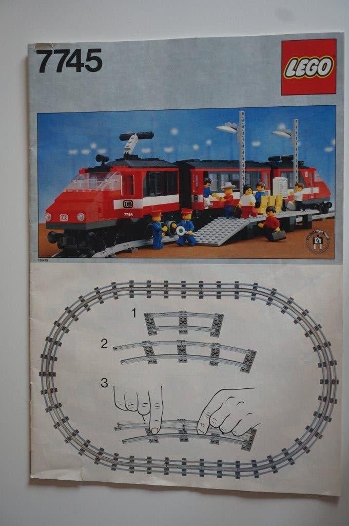 Lego 7745 Intercity Trein Instructieboekje, Kinderen en Baby's, Speelgoed | Duplo en Lego, Gebruikt, Overige thema's, Lego, Accessoire