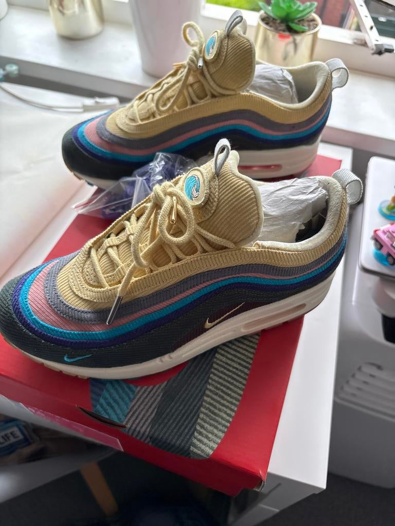 Nike Air Max 97 Sean Wotherspoon  maat 39, Kleding | Heren, Schoenen, Ophalen of Verzenden, Zo goed als nieuw, Overige kleuren