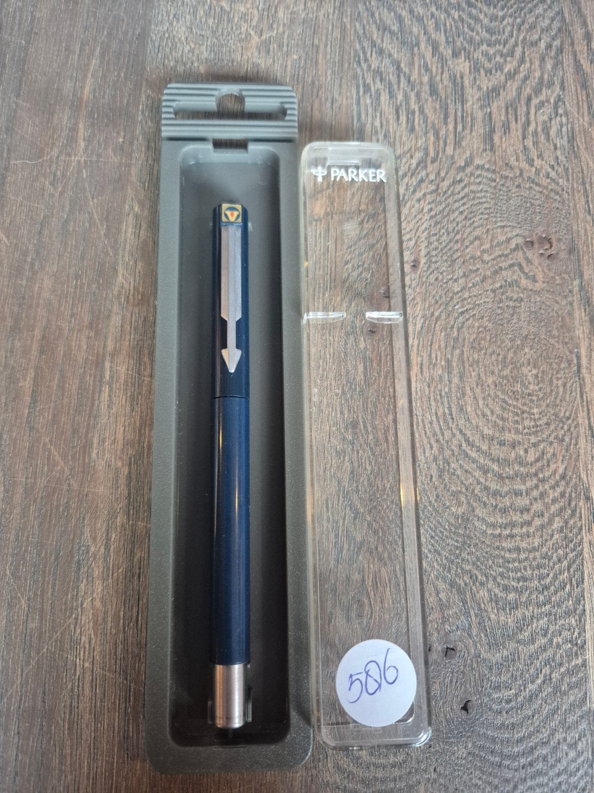 Parker pen - Blauw met Doosje, Gebruikt, Met doosje, Ophalen of Verzenden, Parker