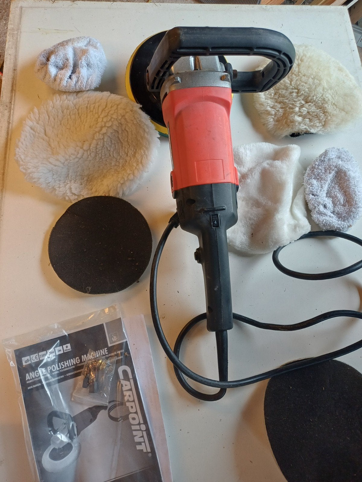 Carpoint Polijstmachine - Zo goed als nieuw, Ophalen of Verzenden, Zo goed als nieuw, 1200 watt of meer