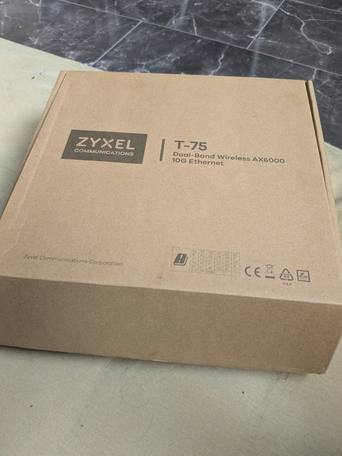Zyxel T-75 Dual-Band Wireless AX6000 10G Ethernet Router, Ophalen of Verzenden, Nieuw, Router, Zyxel