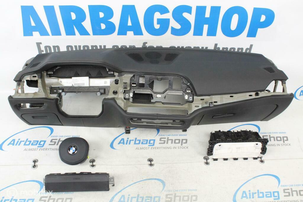 Airbag set - Dashboard M grijs stiksels BMW 3 serie G20, Gebruikt, Ophalen of Verzenden