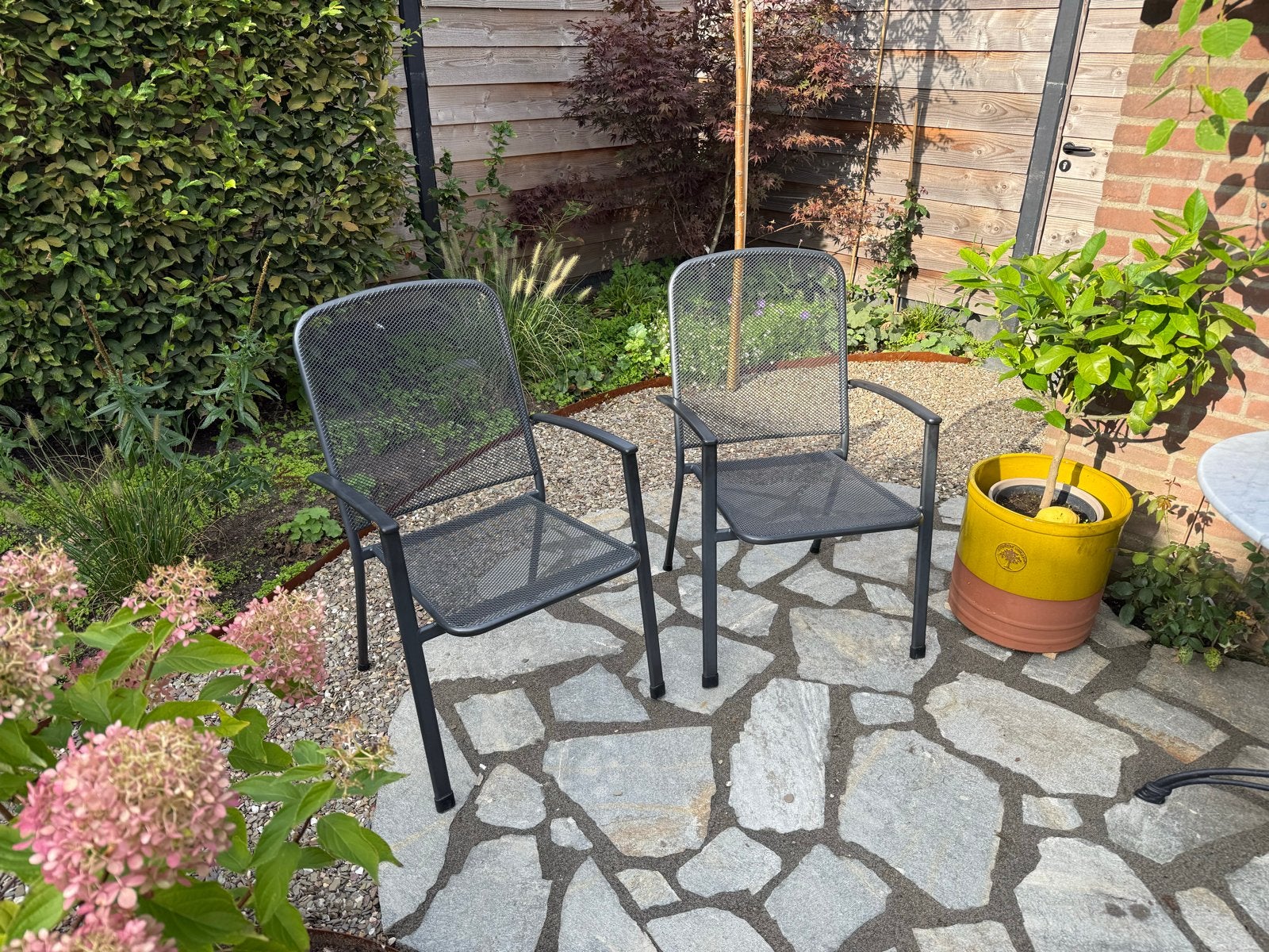 Kettler Tuin/balkon stoelen met kussens, Tuin en Terras, Ophalen, Gebruikt, Metaal