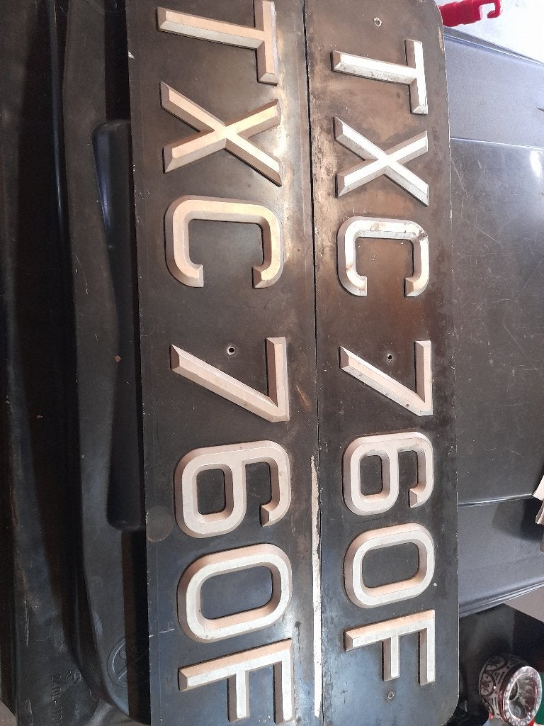 Kentekenplaten vintage, Verzenden, Gebruikt, Auto's