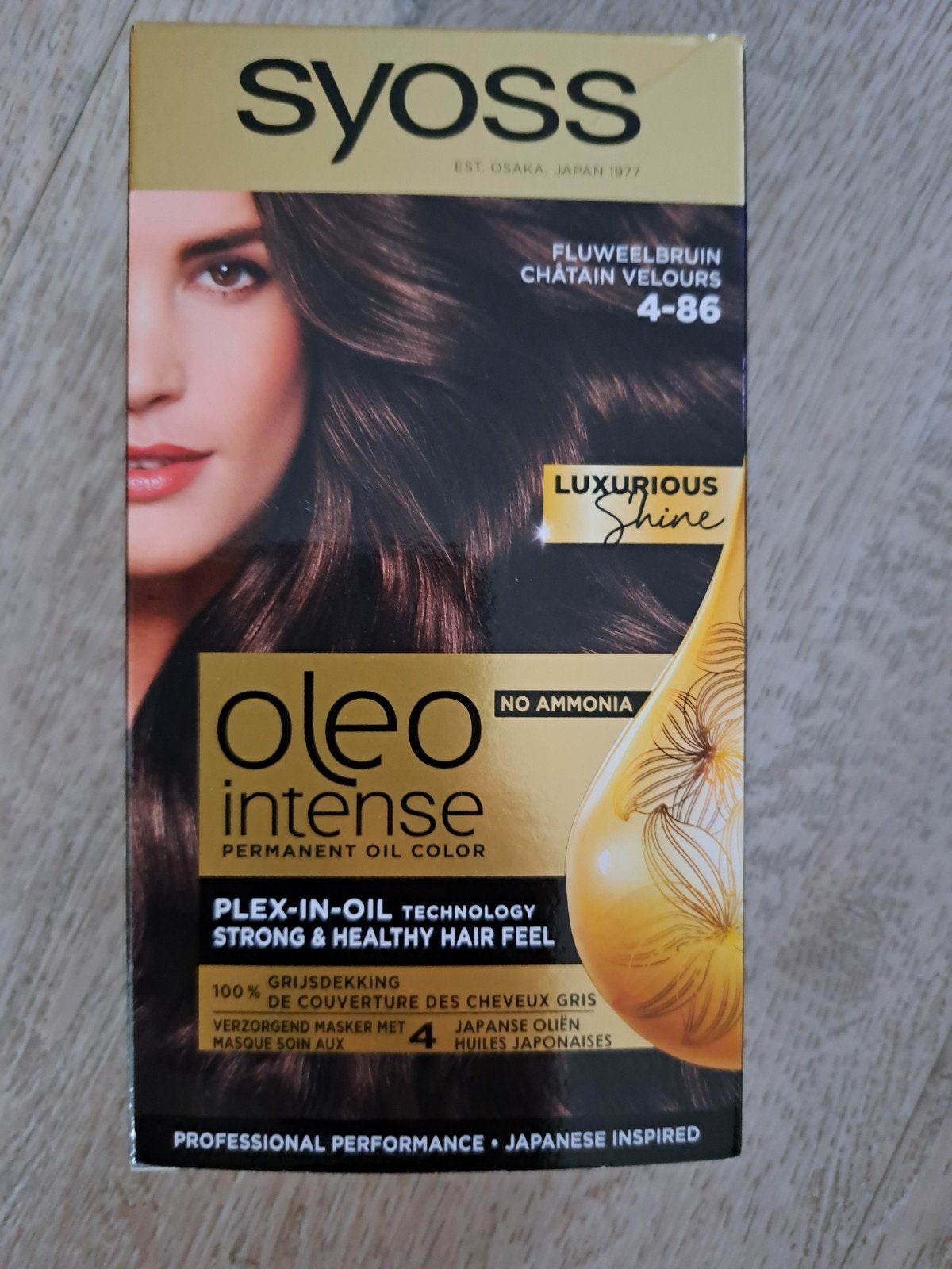 Syoss Oleo Intense Haarverf Fluweelbruin 4-86, Ophalen, Nieuw, Overige typen