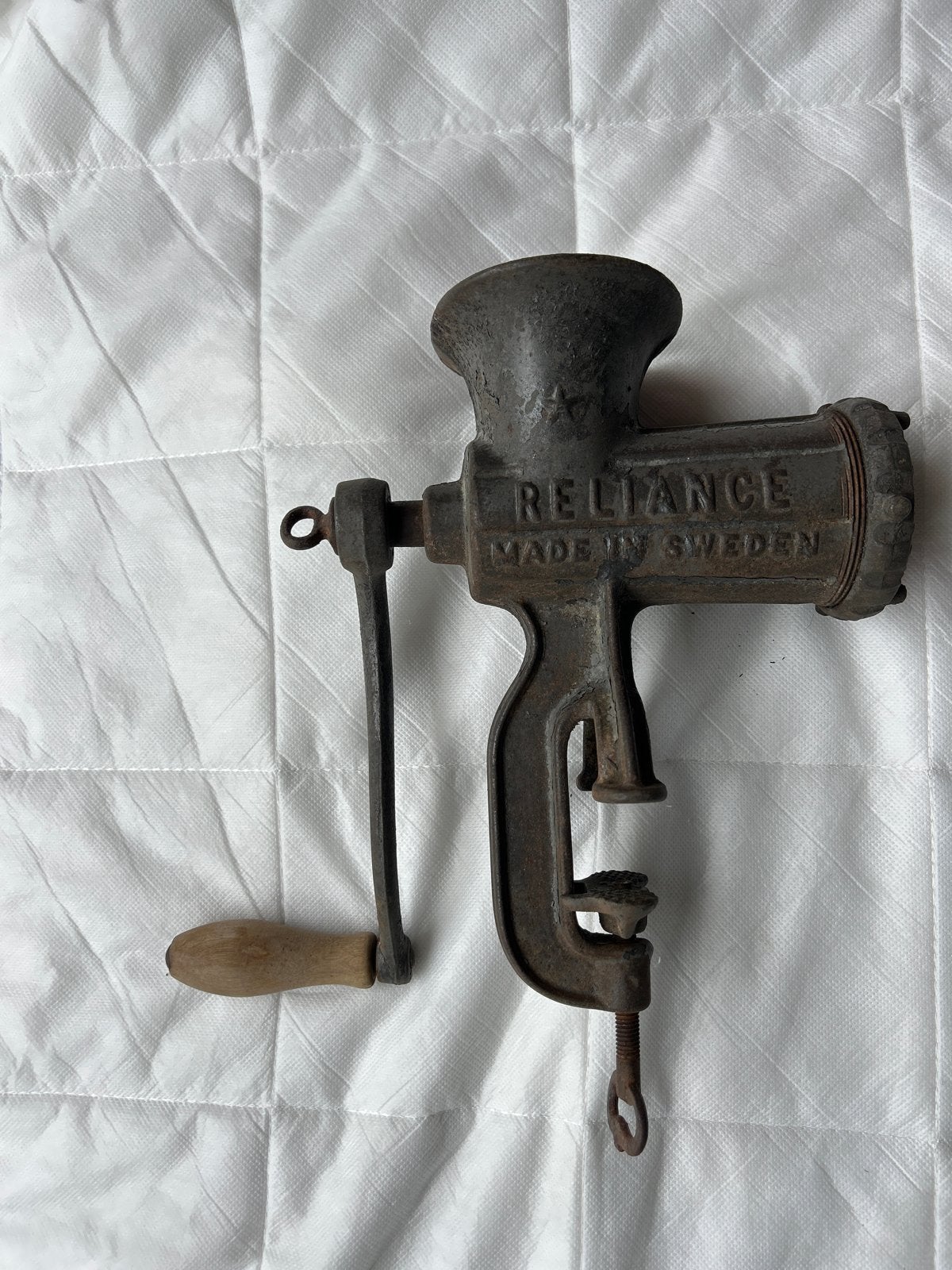 Antieke Vleesmolen Husqvarna, Ophalen of Verzenden