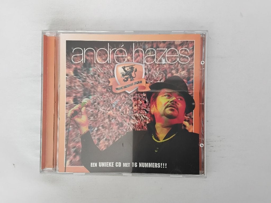 andre hazes - is oranje, Cd's en Dvd's, Cd's | Nederlandstalig, Gebruikt, Levenslied of Smartlap, Album, Ophalen of Verzenden