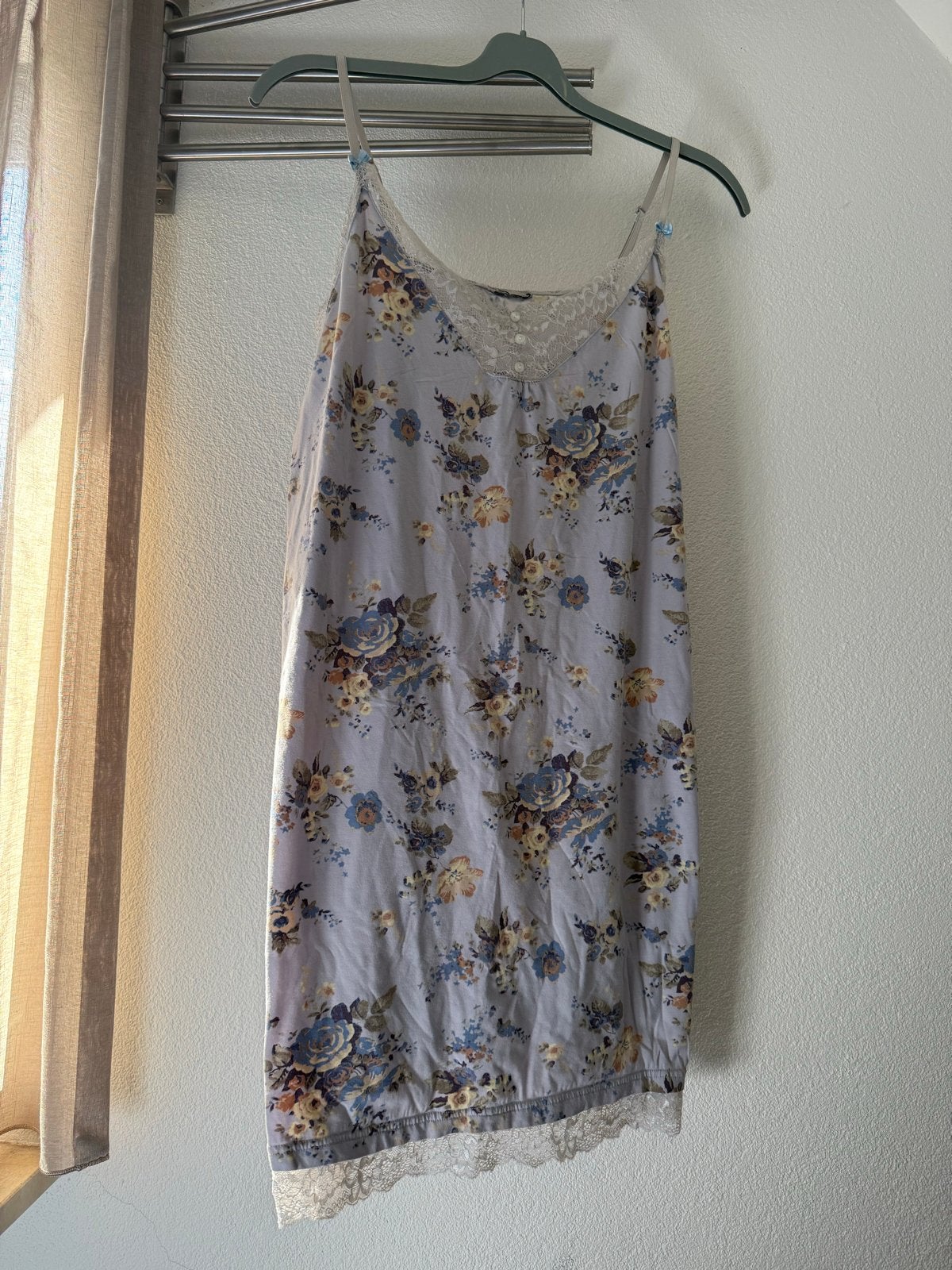 Vive Maria Nachthemd maat 46 met kant en bloemenprint, Ophalen of Verzenden, Meerkleurig, Nachtkleding