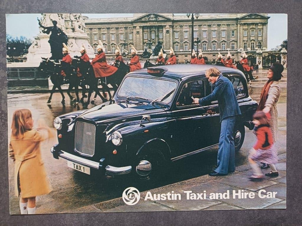 Austin Taxi and Hire Car brochure uit 1978, Ophalen of Verzenden, Gelezen, Overige merken