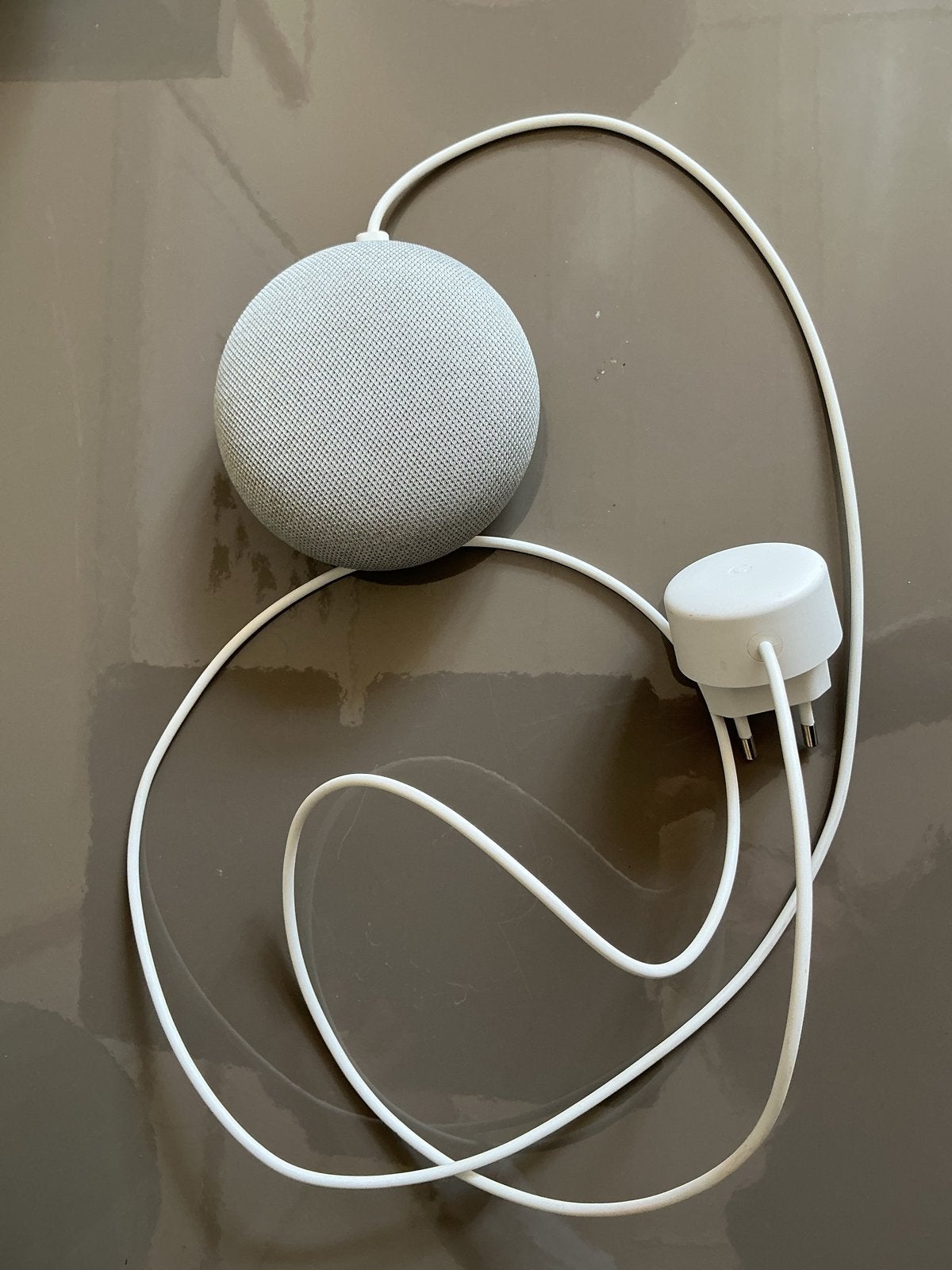 Google Nest Mini - Smart Speaker (Grijs) 1e generatie, Overige merken, Overige typen, Ophalen of Verzenden, Zo goed als nieuw