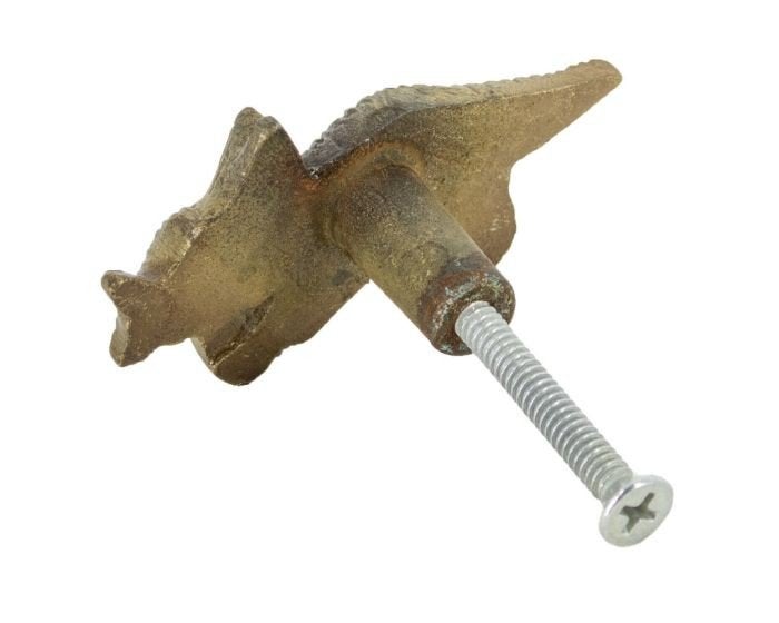 Kastknop goudkleurige dinosaurus, Ophalen of Verzenden, Nieuw