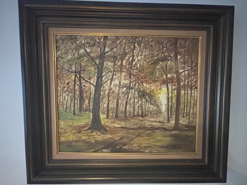 A. Vlaeminck 60 x 48, Ophalen, Doek, Landschap, Olieverf