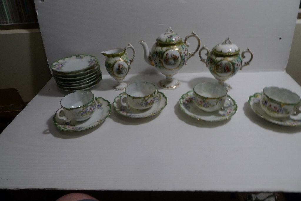 Eierschaal porseleinen thee servies, Ophalen of Verzenden