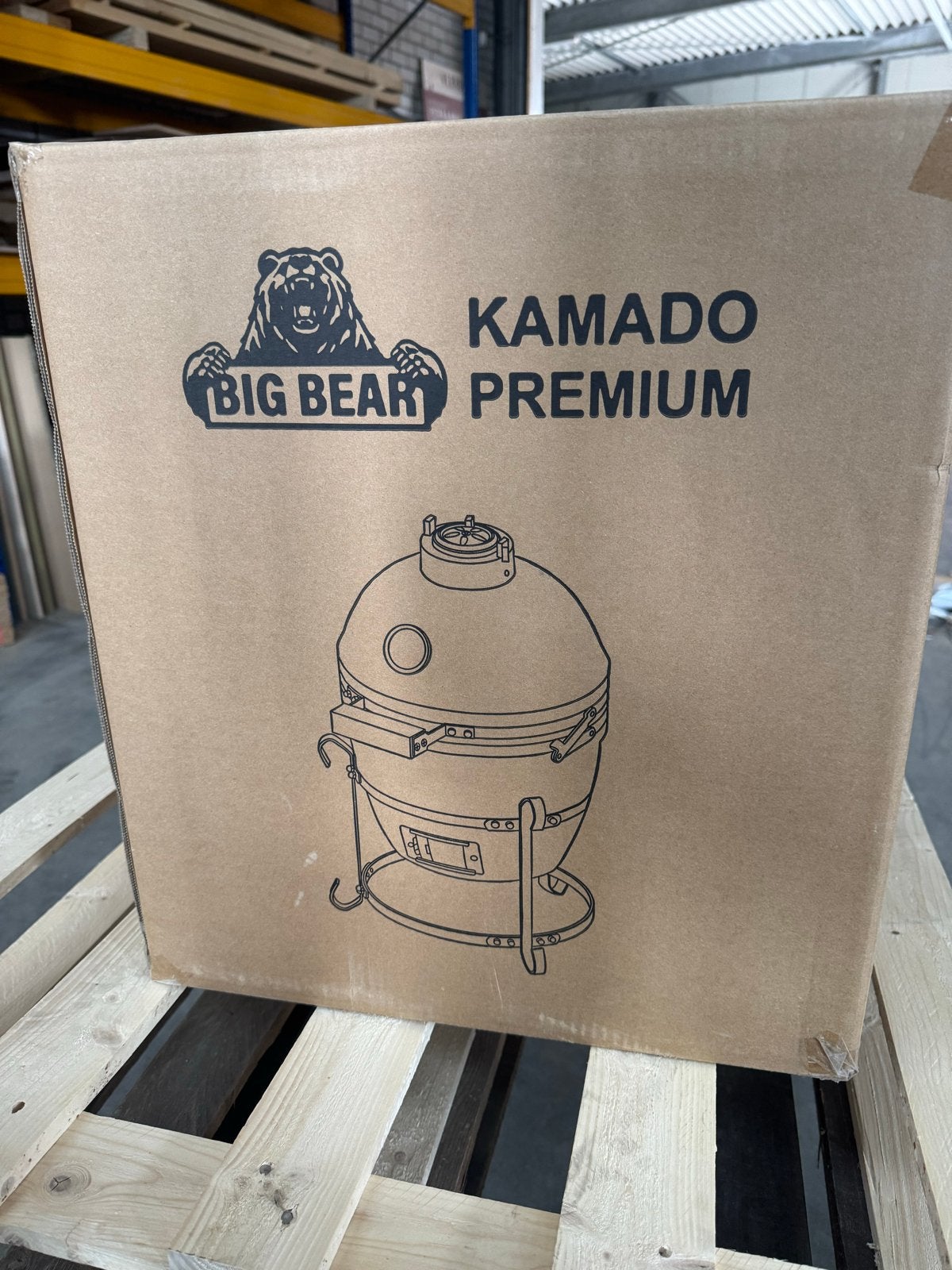 Big Bear Kamado Premium 13" Kamado Grill - Nieuw in doos, Ophalen, Nieuw, Nvt, Nvt