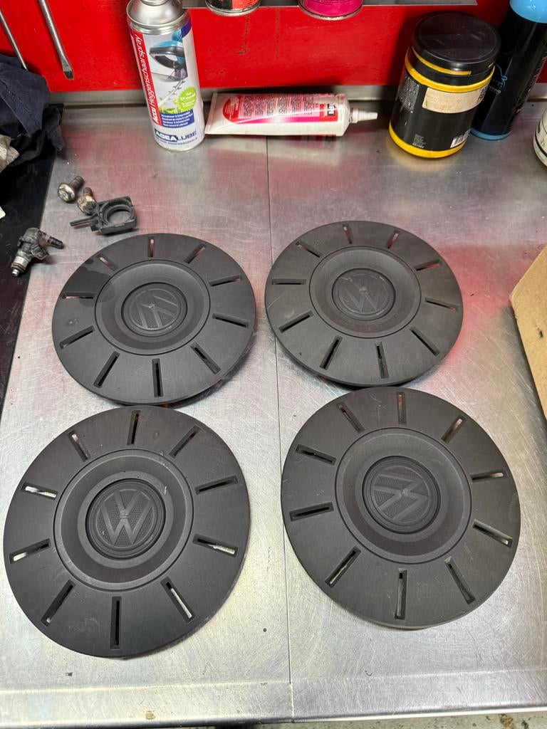 Set van 4 Wieldoppen Volkswagen Transporter t6, Ophalen of Verzenden, Gebruikt