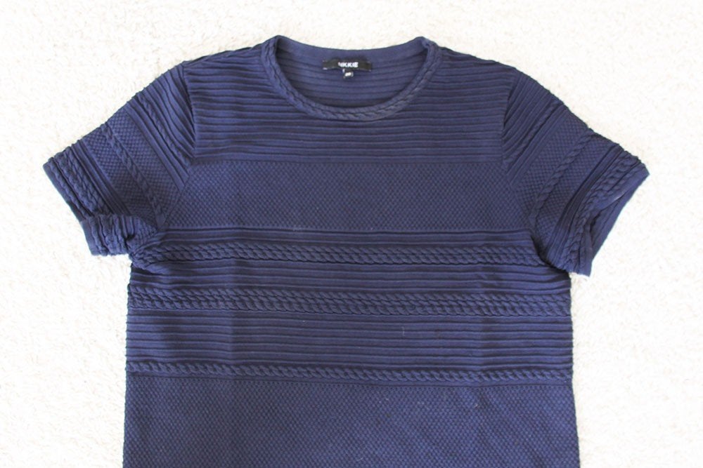 Zeer Mooie Nikkie Jurk - 102 (Maat 38) € 50,-, Maat 38/40 (M), Blauw, Ophalen of Verzenden, Zo goed als nieuw