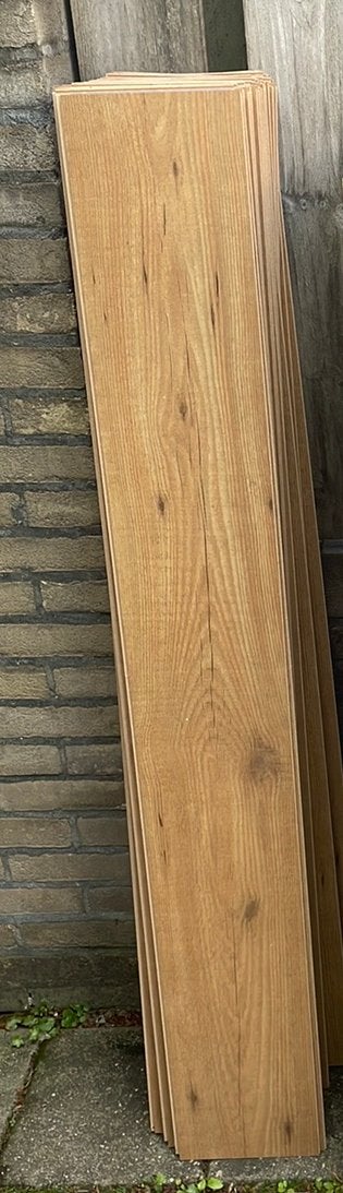 Tundra laminaat, Doe-het-zelf en Verbouw, Vloerdelen en Plavuizen, Ophalen, Gebruikt, 50 tot 150 cm, 5 tot 10 m²