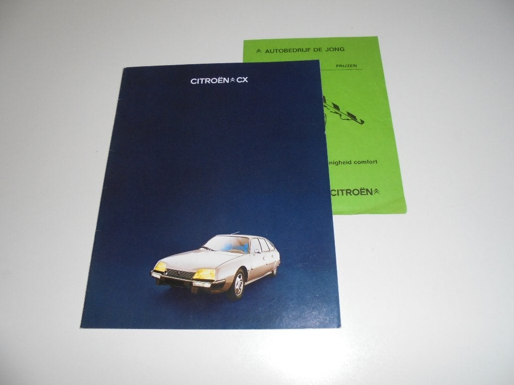 brochure Citroen CX  1977, Ophalen of Verzenden, Zo goed als nieuw, Citroën