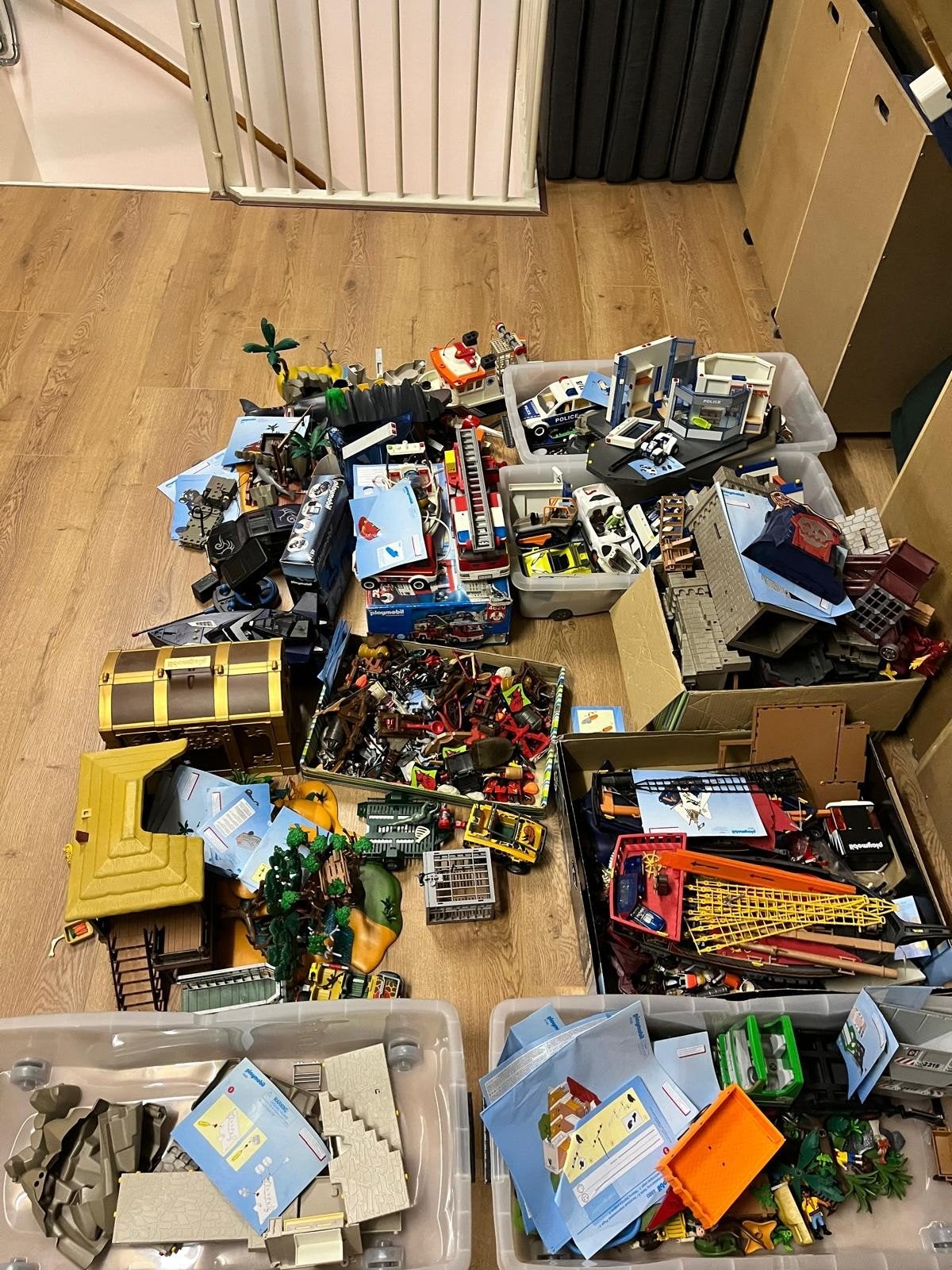 playmobil zeer grote verzameling, Ophalen, Gebruikt, Complete set, Kasteel/Fort