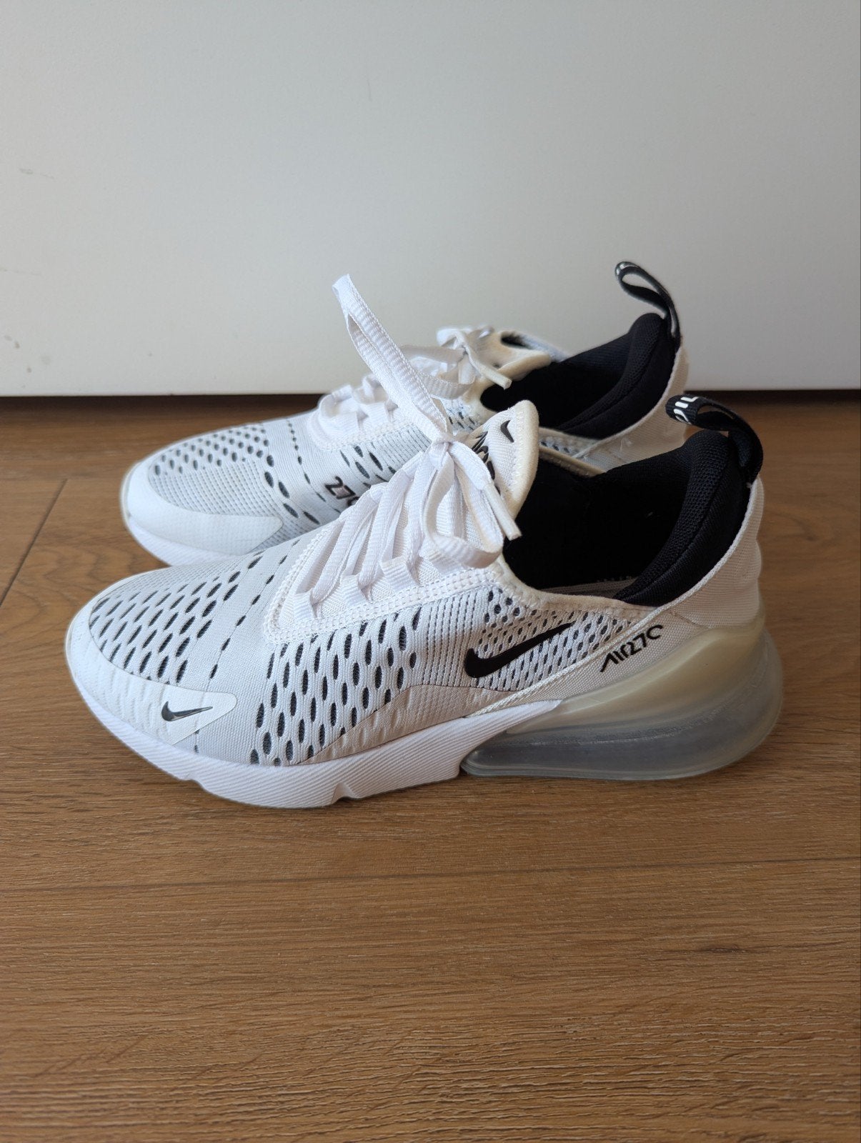 Nike Air Max 270 sneakers maat 36 wit zwart, Wit, Nike, Ophalen of Verzenden, Sneakers of Gympen