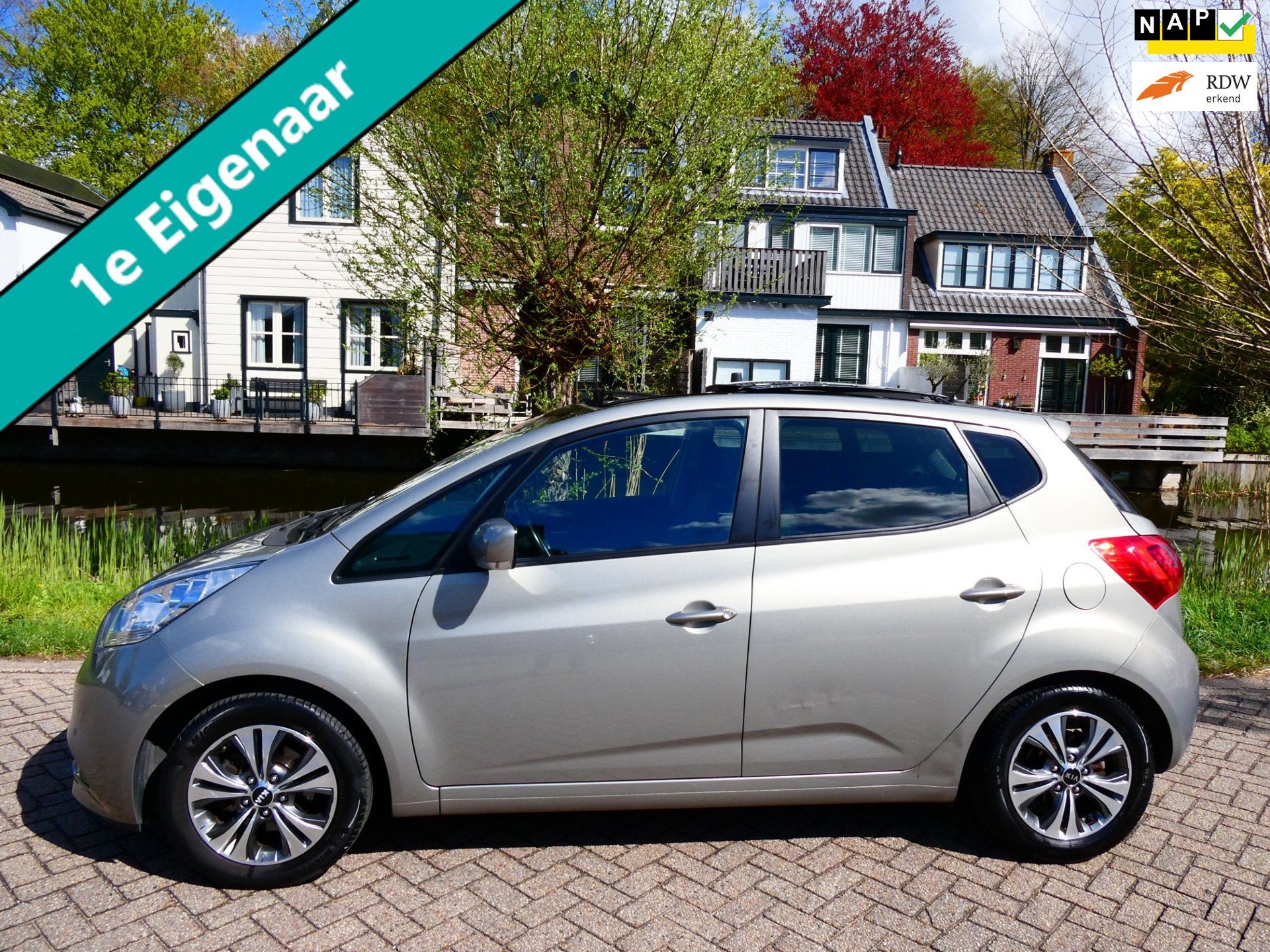 Kia Venga 1.4 CVVT 1e eig. 94.000km. Clima Navi Trekhaak 130, Voorwielaandrijving, Gebruikt, Euro 6, 4 cilinders