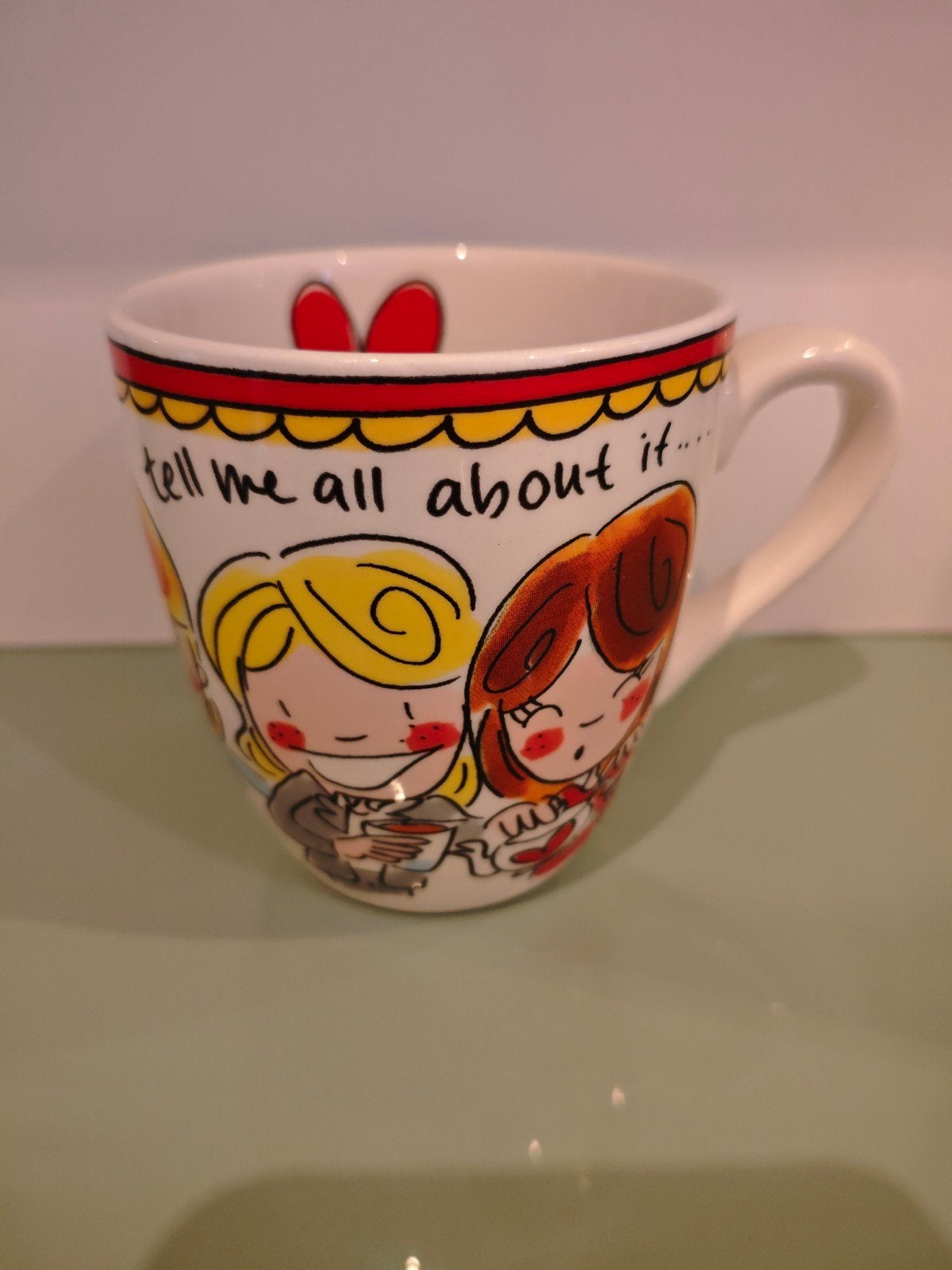Blond Amsterdam koffiekop, Huis en Inrichting, Keuken | Servies, Ophalen, Zo goed als nieuw, Aardewerk