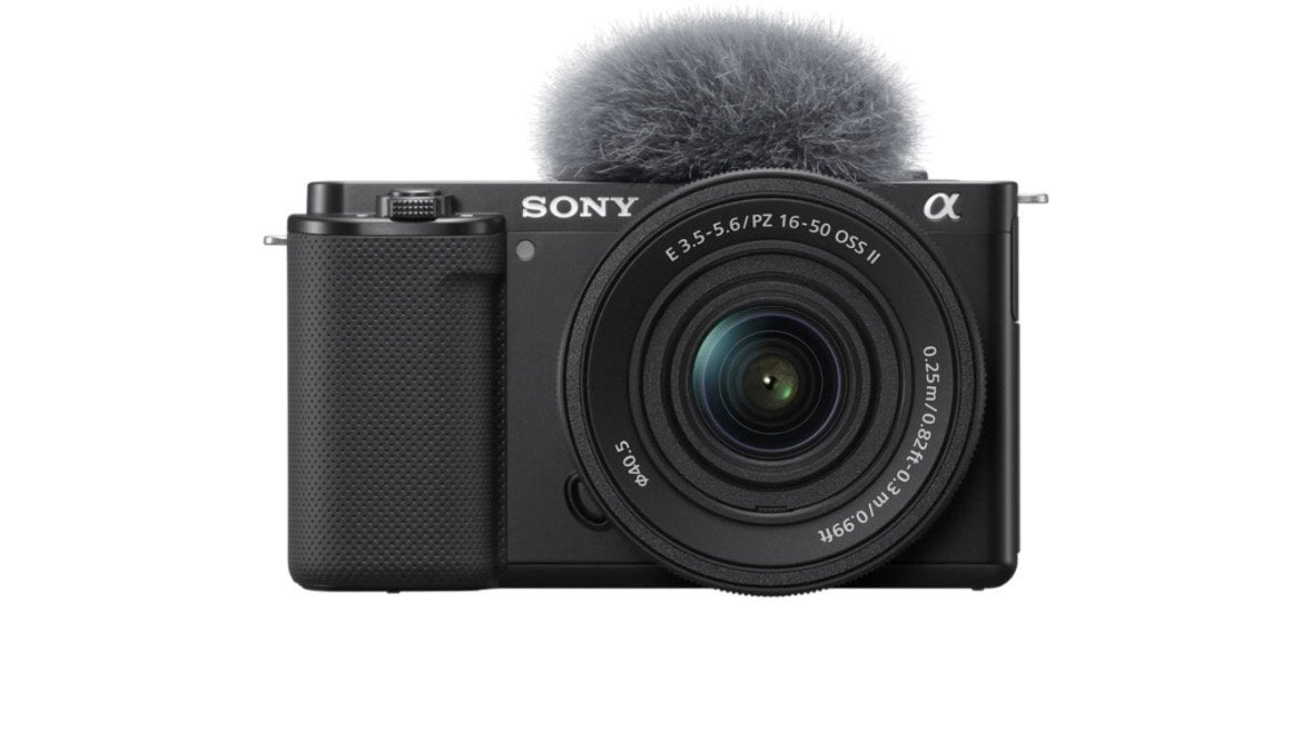 Sony Alpha ZV-E10 systeemcamera met 16-50mm lens, Audio, Tv en Foto, Kantelbaar/draaibaar scherm, Ophalen of Verzenden, Zo goed als nieuw
