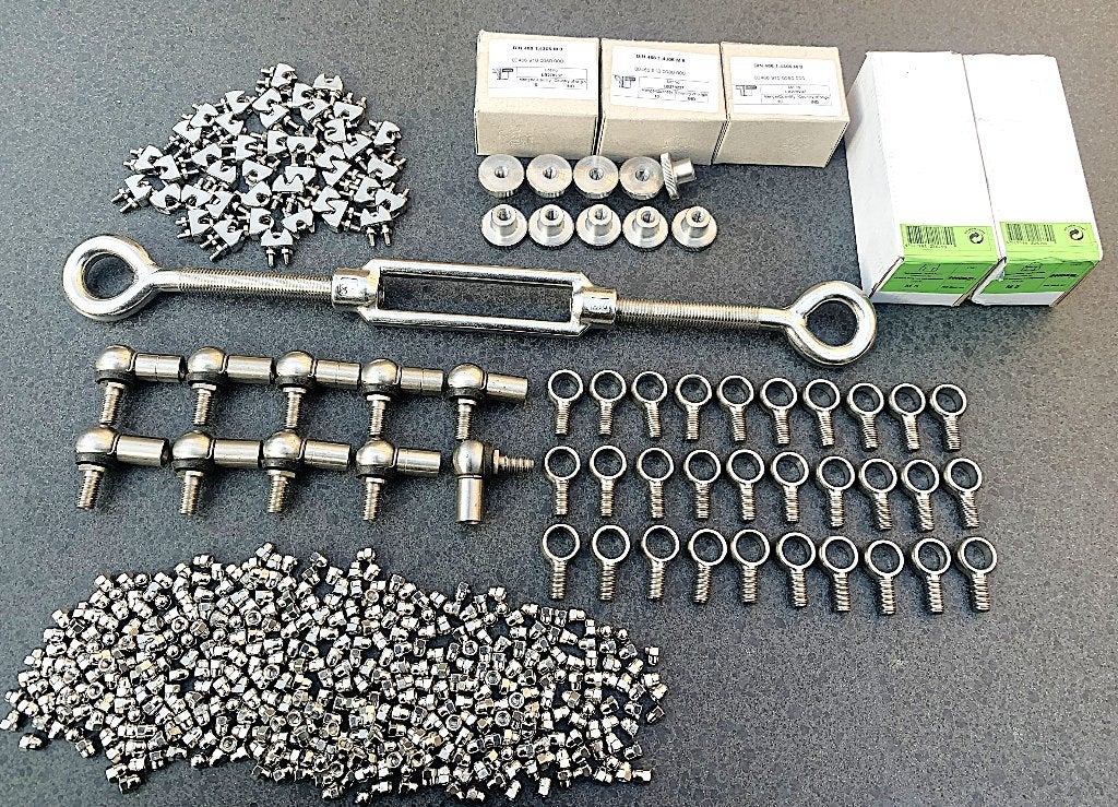 Rvs spanner kartelmoeren dopmoeren kniegewrichten draadklem, Ophalen of Verzenden, Nieuw