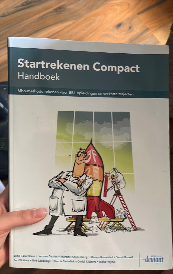 Startrekenen Compact handboek (MBO handhaving en toezicht), Ophalen of Verzenden, Zo goed als nieuw, Overige niveaus, Nederlands