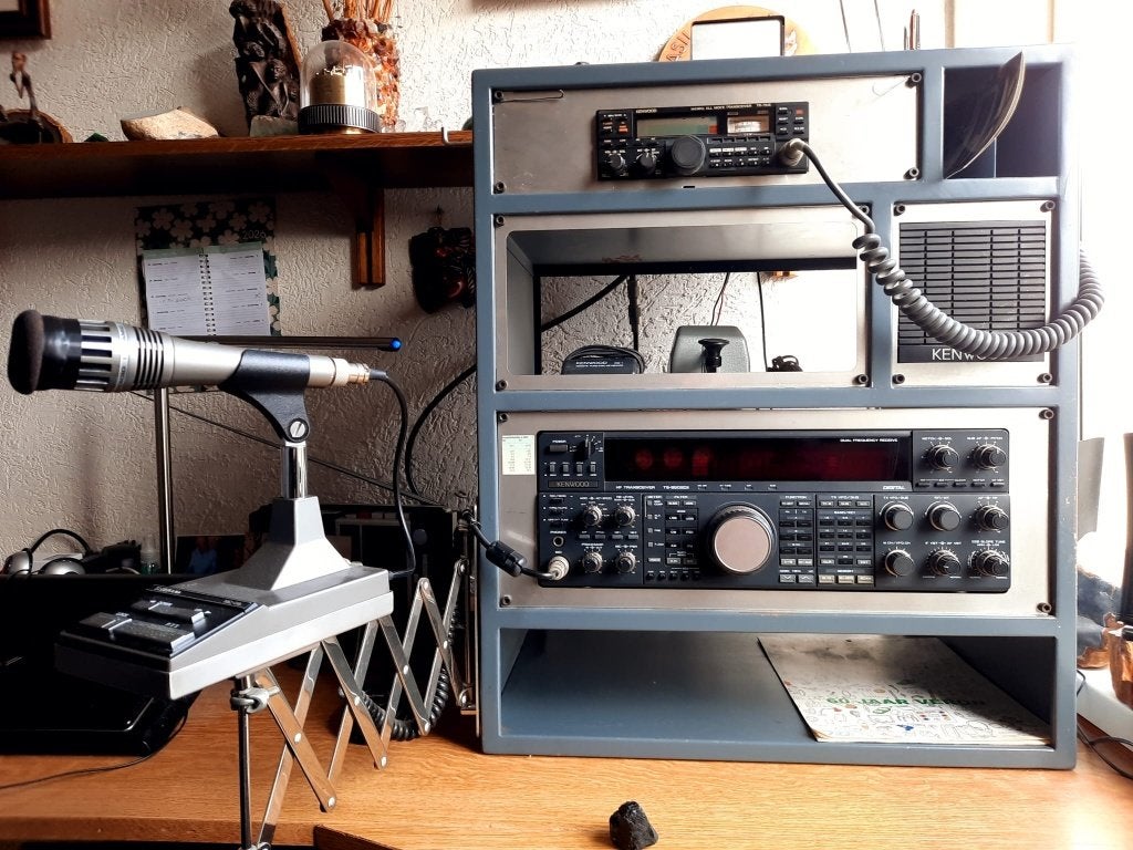 Complete set Kenwood TS-950SDX en TR-751E, Ophalen, Zo goed als nieuw, Zender en Ontvanger