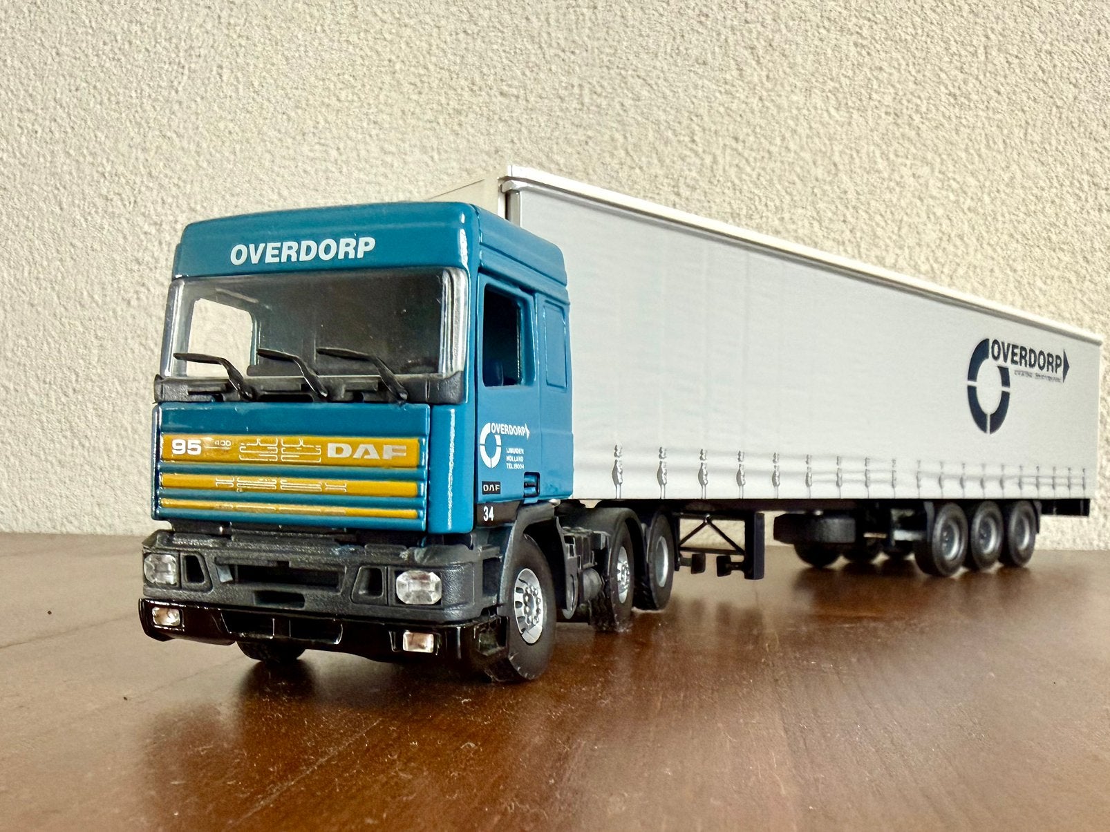 Tekno Overdorp DAF95, 400 Twin Steer (eerste serie Tekno ), Ophalen of Verzenden, Zo goed als nieuw, Bus of Vrachtwagen, Tekno