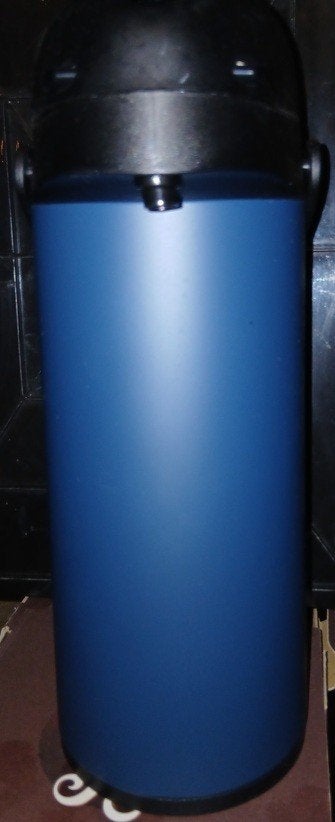 thermoskan met pomp, Ophalen, Kunststof, Zo goed als nieuw, Overige merken